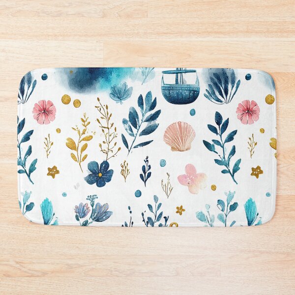 Item preview, Blue Horizons with Ships, Stars and Shells designed and sold by Piotrek0001.