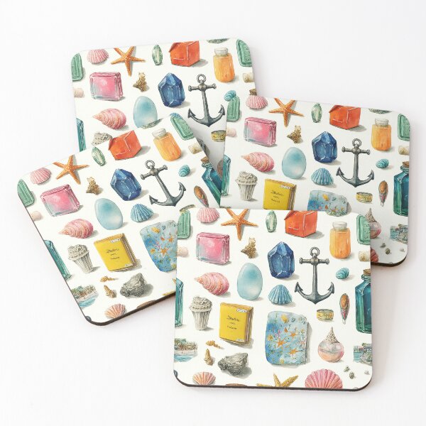 Item preview, Aquatic Fantasies in Soft Brushstroke Journeys designed and sold by Piotrek0001.