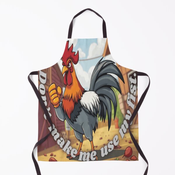 Item preview, Determined rooster: a warning in the barnyard designed and sold by Mindful56.