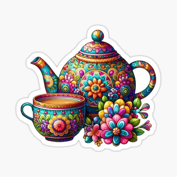 Item preview, Whimsical Teapot designed and sold by FineArtsPro.