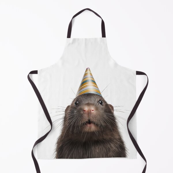Item preview, Cute Mole with Party Hat Birthday Celebration designed and sold by LazyOwlStore.