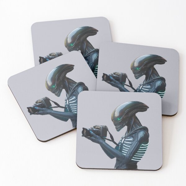 Item preview, Biomechanical Alien Photographer designed and sold by Dakson Design - Fantasy Art.