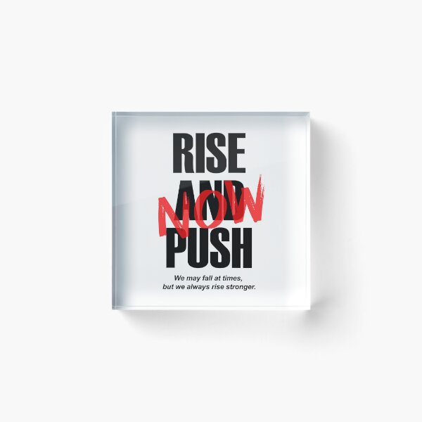 Item preview, Rise Stronger – Push Beyond Limits designed and sold by AtuqStudio.