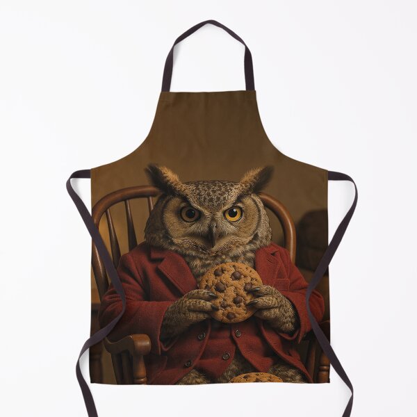 Item preview, Fat owl eats cookies designed and sold by Mauswohn.