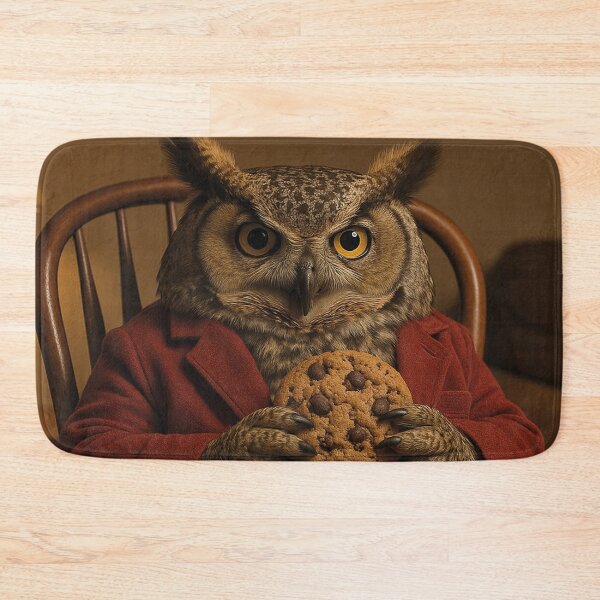 Item preview, Fat owl eats cookies designed and sold by Mauswohn.