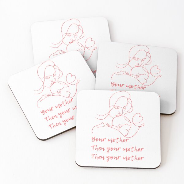 Item preview, Your Mother, Then Your Mother, Then Your Mother – Minimalist Hadith T-Shirt designed and sold by Sabr and Chai.