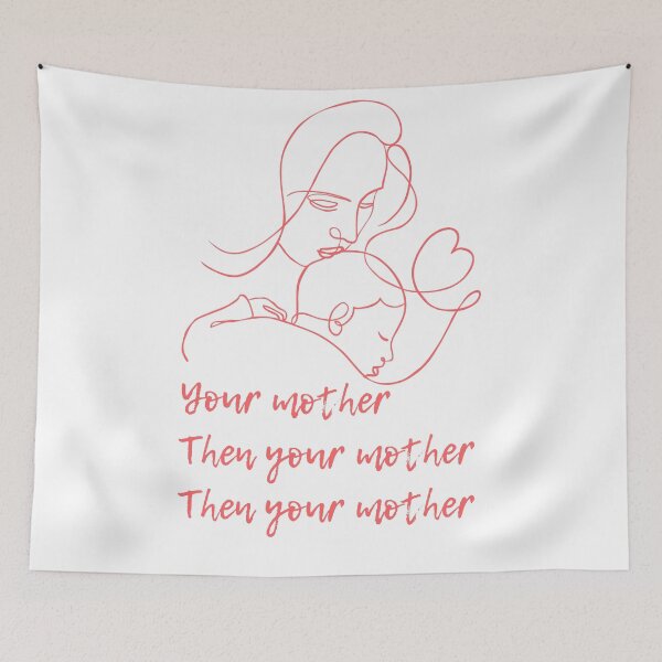 Item preview, Your Mother, Then Your Mother, Then Your Mother – Minimalist Hadith T-Shirt designed and sold by Sabr and Chai.