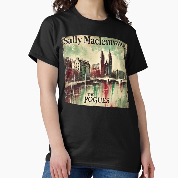 Item preview, THE POGUES T-shirt - Sally MacLennane Watercolour designed and sold by Sovietmovies.