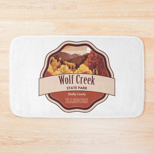 Item preview, Wolf Creek State Park, Shelby County, Illinois designed and sold by Wanderful-roads.