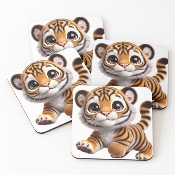 Item preview, Adorable Tiger Cub on a Walk designed and sold by FusiTink.