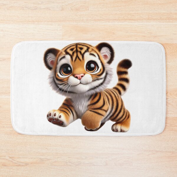 Item preview, Adorable Tiger Cub on a Walk designed and sold by FusiTink.