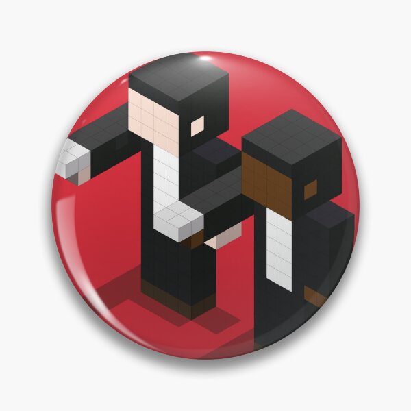 Item preview, Pixel Art Duo in Suits - Isometric Minimalist Gangster Scene designed and sold by Krøpe.