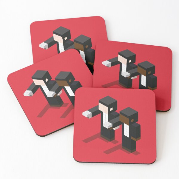 Item preview, Pixel Art Duo in Suits - Isometric Minimalist Gangster Scene designed and sold by Krøpe.