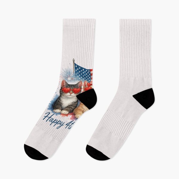Item preview, Patriotic Cats American Flag Cat Happy 4th Of July designed and sold by MOHITSALVI.