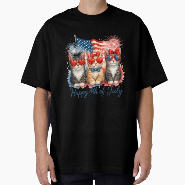 Item preview, Patriotic Cats American Flag Cat Happy 4th Of July designed and sold by MOHITSALVI.