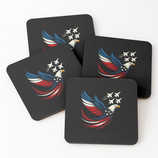 Item preview, Patriotic Red Blue USA Flag Fighter Jets 4th of July designed and sold by MOHITSALVI.