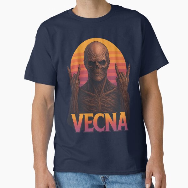 Item preview, Vecna Devil Rock Hands – Stranger Things Metal-Inspired Fan Art Shirt designed and sold by WAUZ.
