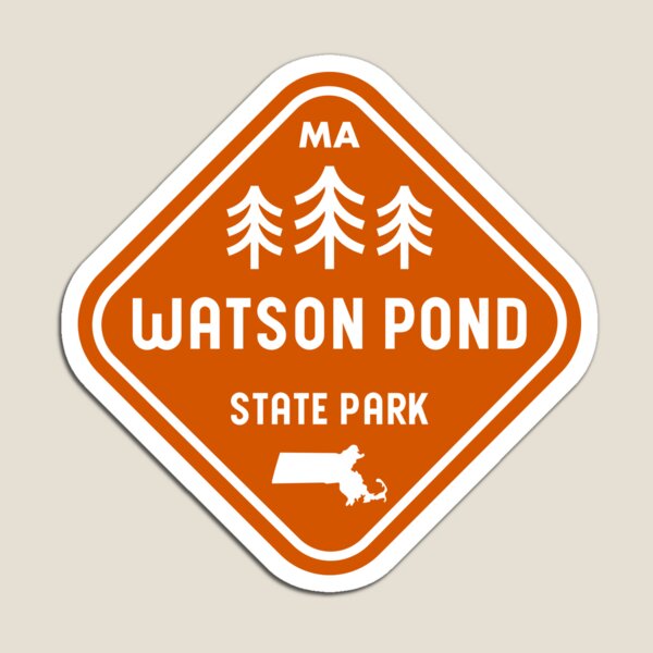 Item preview, Watson Pond State Park Massachusetts Rhombus designed and sold by bivenart.