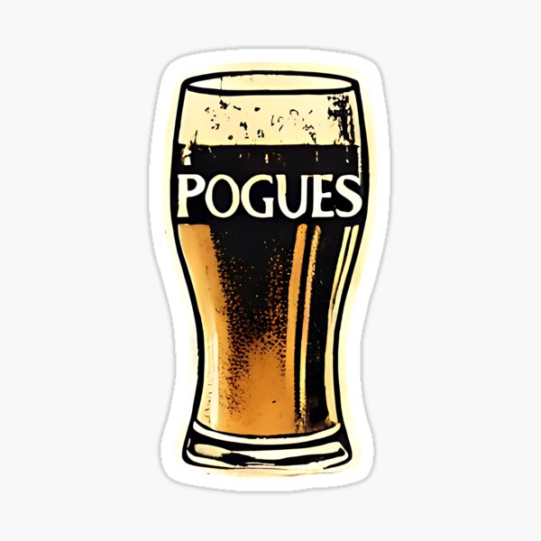 Item preview, The Pogues T-shirt - Pint glass Watercolour designed and sold by Sovietmovies.
