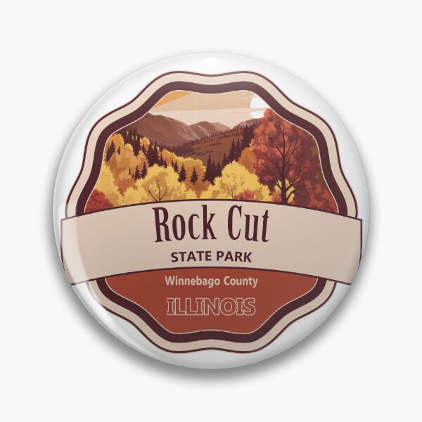 Item preview, Rock Cut State Park, Winnebago County, Illinois designed and sold by Wanderful-roads.