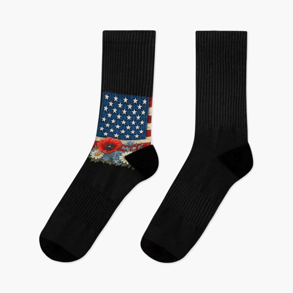 Item preview, Retro Flower American Flag Women 4th Of July Patriotic designed and sold by MOHITSALVI.