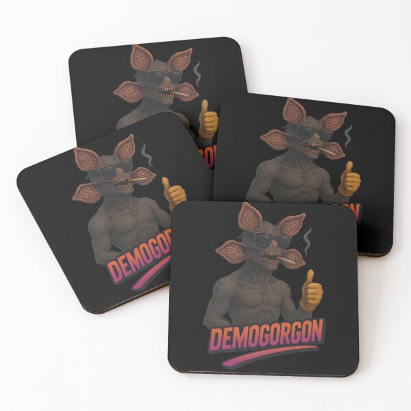 Aperçu de l'œuvre Fan art cool de Demogorgon – Design rétro « J'ai le pouce levé » de Stranger Things créée et vendue par WAUZ.