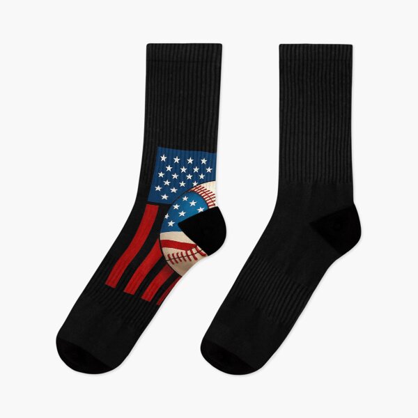 Aperçu de l'œuvre Baseball patriotique vintage 4 juillet USA Drapeau américain créée et vendue par MOHITSALVI.