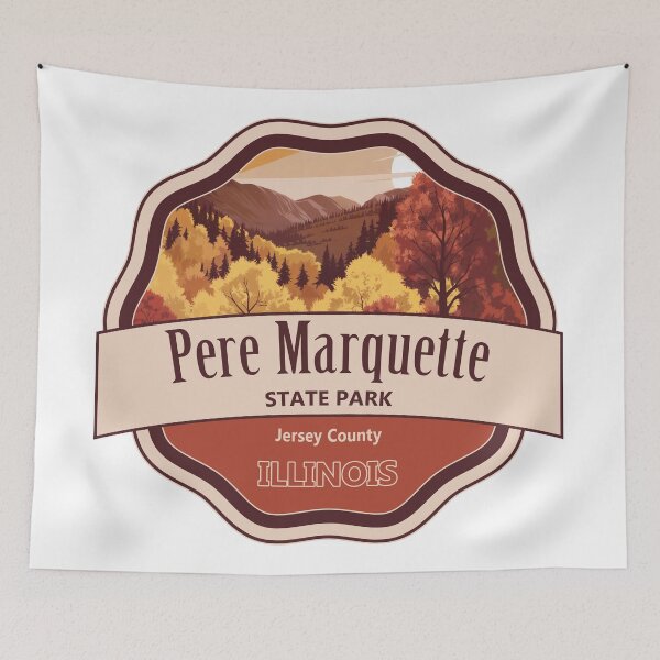 Item preview, Pere Marquette State Park, Jersey County, Illinois designed and sold by Wanderful-roads.