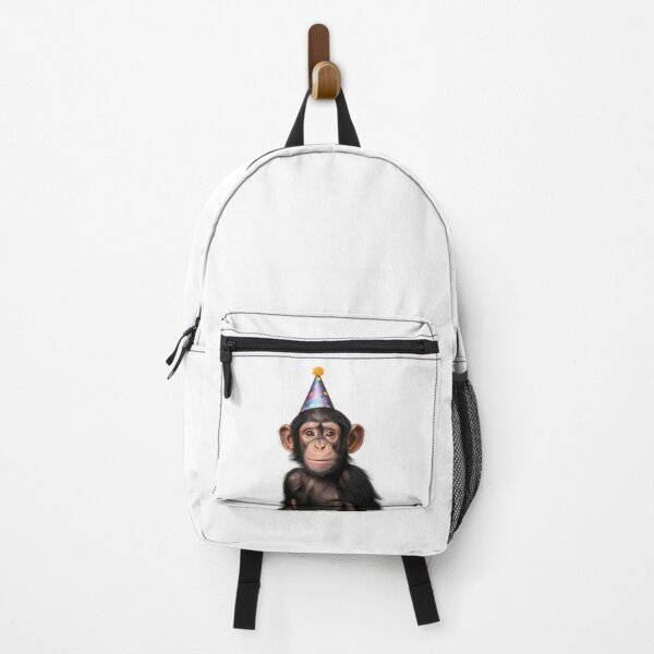Item preview, Cute Monkey with Party Hat Birthday Celebration designed and sold by LazyOwlStore.
