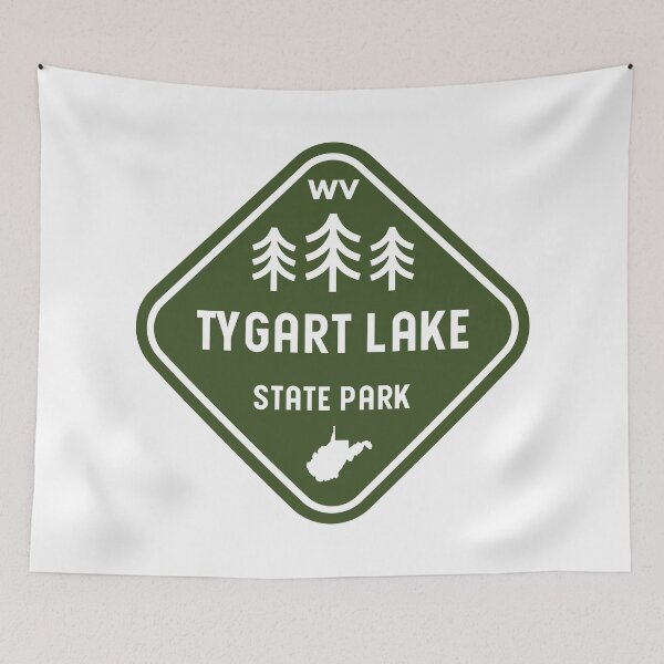 Item preview, Tygart Lake State Park West Virginia Rhombus designed and sold by bivenart.