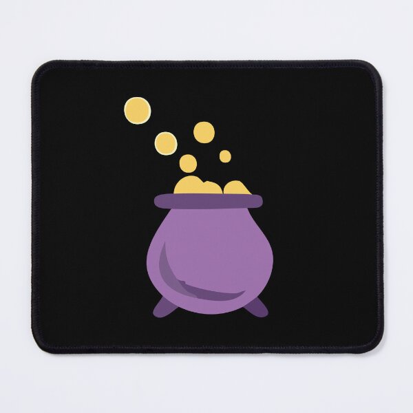 Item preview, purple cauldron and yellow bubbles designed and sold by jazzydevil.