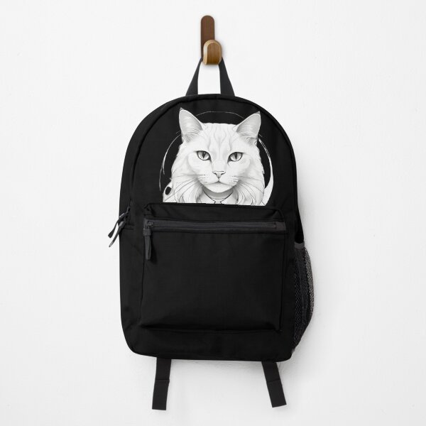 Item preview, Salem's Enchanted White Cat designed and sold by Dakson Design - Fantasy Art.