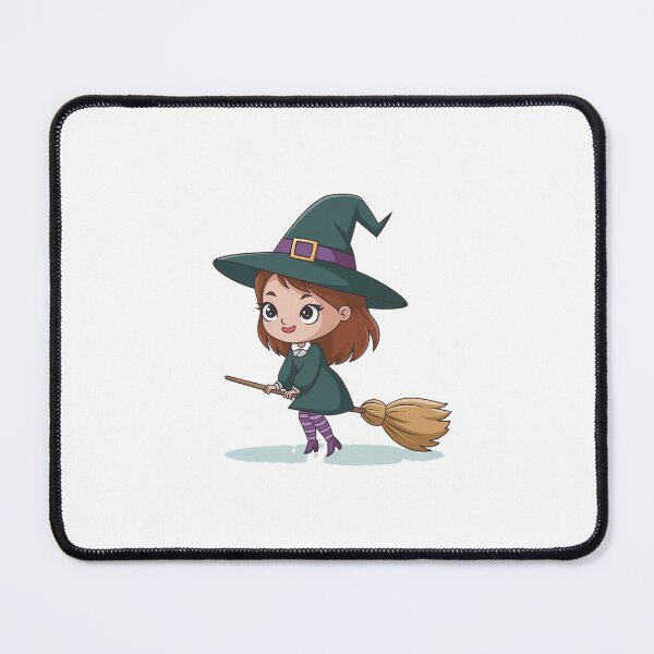 Item preview, A witch riding a broom. designed and sold by Joseph Hail.