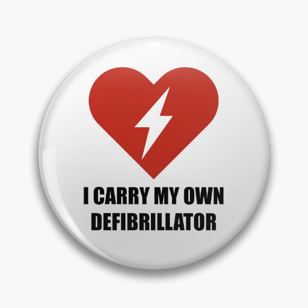 Item preview, I Carry My Own Defibrillator – ICD Awareness Heart Design designed and sold by joechoe.