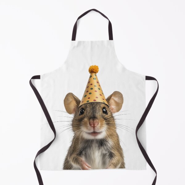 Item preview, Cute Mouse with Party Hat Birthday Celebration designed and sold by LazyOwlStore.