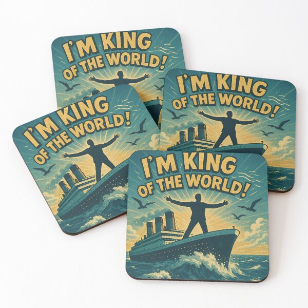 Item preview, I'm King of the World! designed and sold by CultLines.