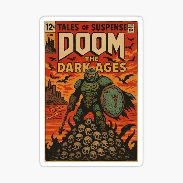 Item preview, Tales of Suspense: The Dark Ages Comic Book Cover designed and sold by WabushiDesigns.