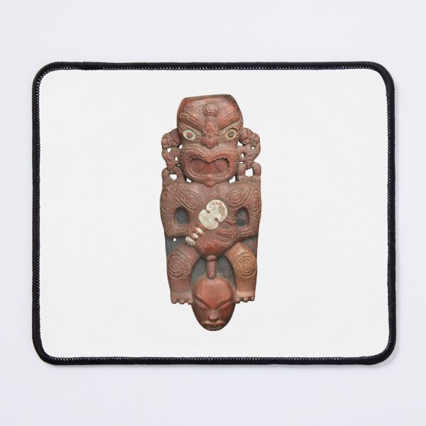 Item preview, Ancient Maori Tekoteko Gable Figure - Tribal Art Home Decor designed and sold by gallofoto.