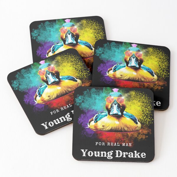 Item preview, Cool Punk Duck — For Real Men Young Drake | Funny MedArt Design designed and sold by ArtiQreate.