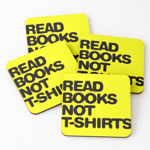 Item preview, READ BOOKS, NOT T-SHIRTS. Print.  designed and sold by Senior-Kuzmin.