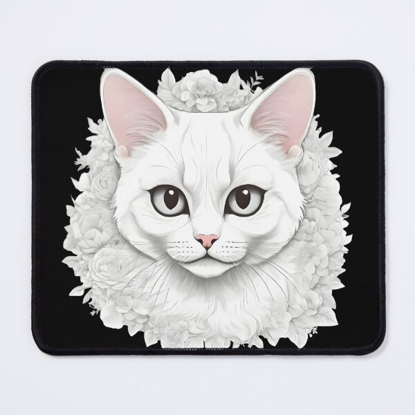 Item preview, Mysterious white cat designed and sold by Dakson Design - Fantasy Art.