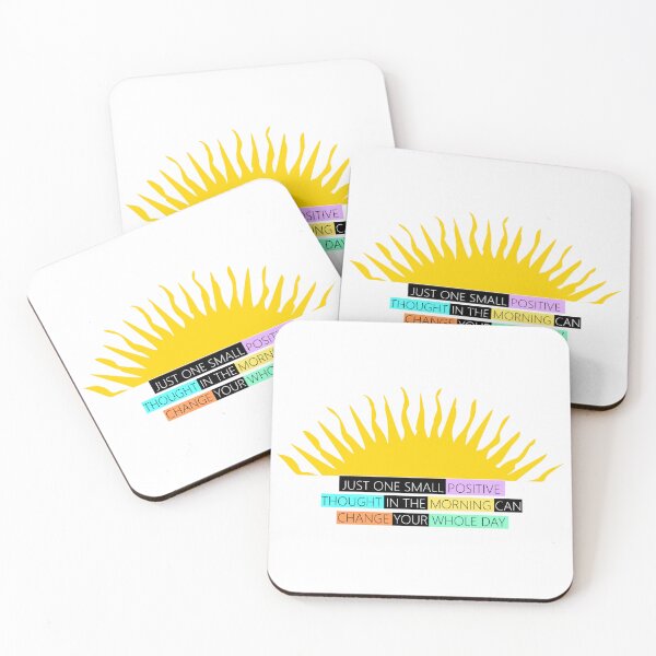 Item preview, One Small Positive Thought – Motivational Morning Quote to Inspire Your Day designed and sold by ArtsyExplorer.