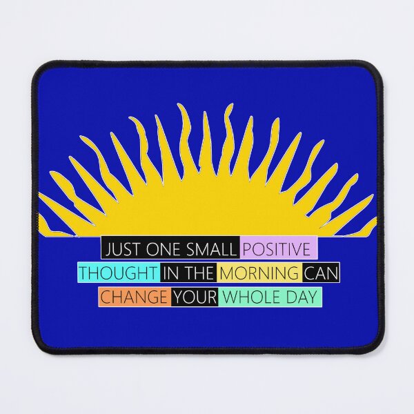 Item preview, One Small Positive Thought – Motivational Morning Quote to Inspire Your Day designed and sold by ArtsyExplorer.