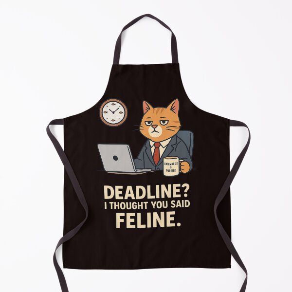 Item preview, Deadline? I thought you said Feline. designed and sold by FrameFlow.