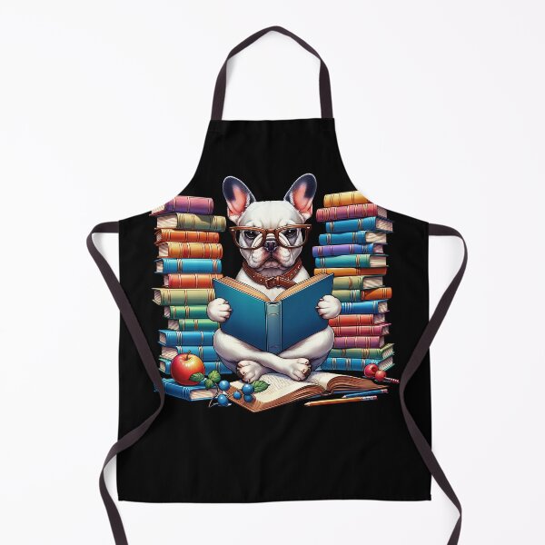 Item preview, Frenchie Reading Book Reader Bookworm French Bulldog Lover designed and sold by Kimberley King Art King Art.