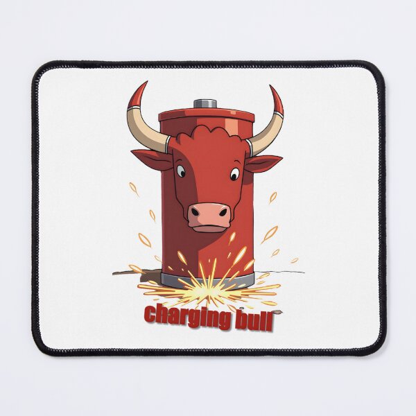 Item preview, Bull on a battery - charging bull designed and sold by Museum Of Non-Existing Art.