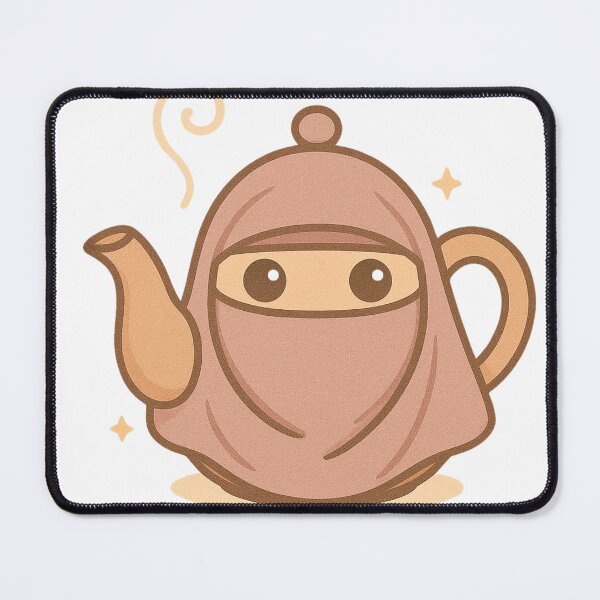 Item preview, Chai Crew: Niqabi Teapot – Kawaii Islamic Tea Time Design designed and sold by Sabr and Chai.