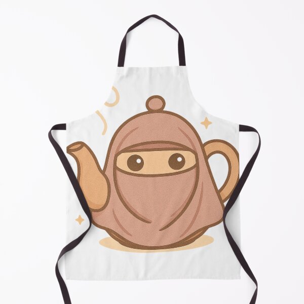 Item preview, Chai Crew: Niqabi Teapot – Kawaii Islamic Tea Time Design designed and sold by Sabr and Chai.