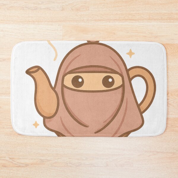 Item preview, Chai Crew: Niqabi Teapot – Kawaii Islamic Tea Time Design designed and sold by Sabr and Chai.