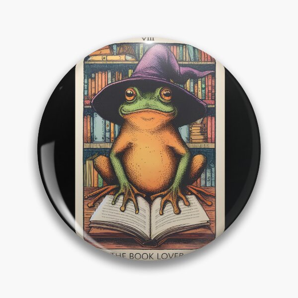 Item preview, Book Lover Frog Tarot Card Mystical Tarot Magical Literary designed and sold by Kimberley King Art  King Art.
